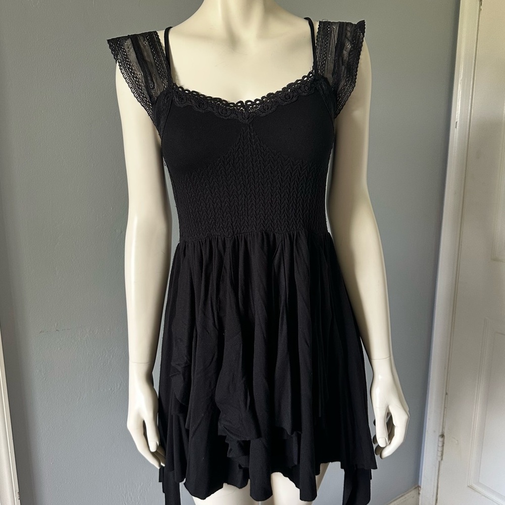 Free People Miss Mini Dress Black Size XS - Picture 5 of 11